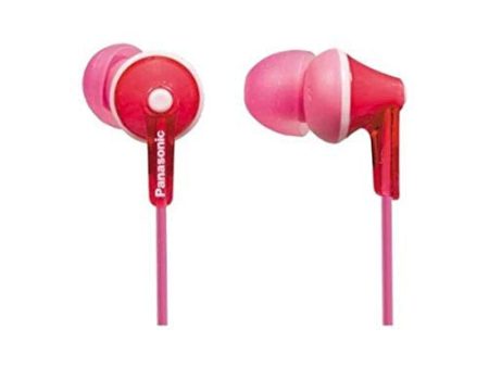 Panasonic RP-HJE125E-P Auriculares Boton con Cable In-Ear (Headphone Sonido Estéreo para Móvil, MP3 MP4, Diseño de Ajuste Cómodo, Imán Neodimio 9mm, Presión de sonido de 97 dB) Rosa Reacondicionado For Discount